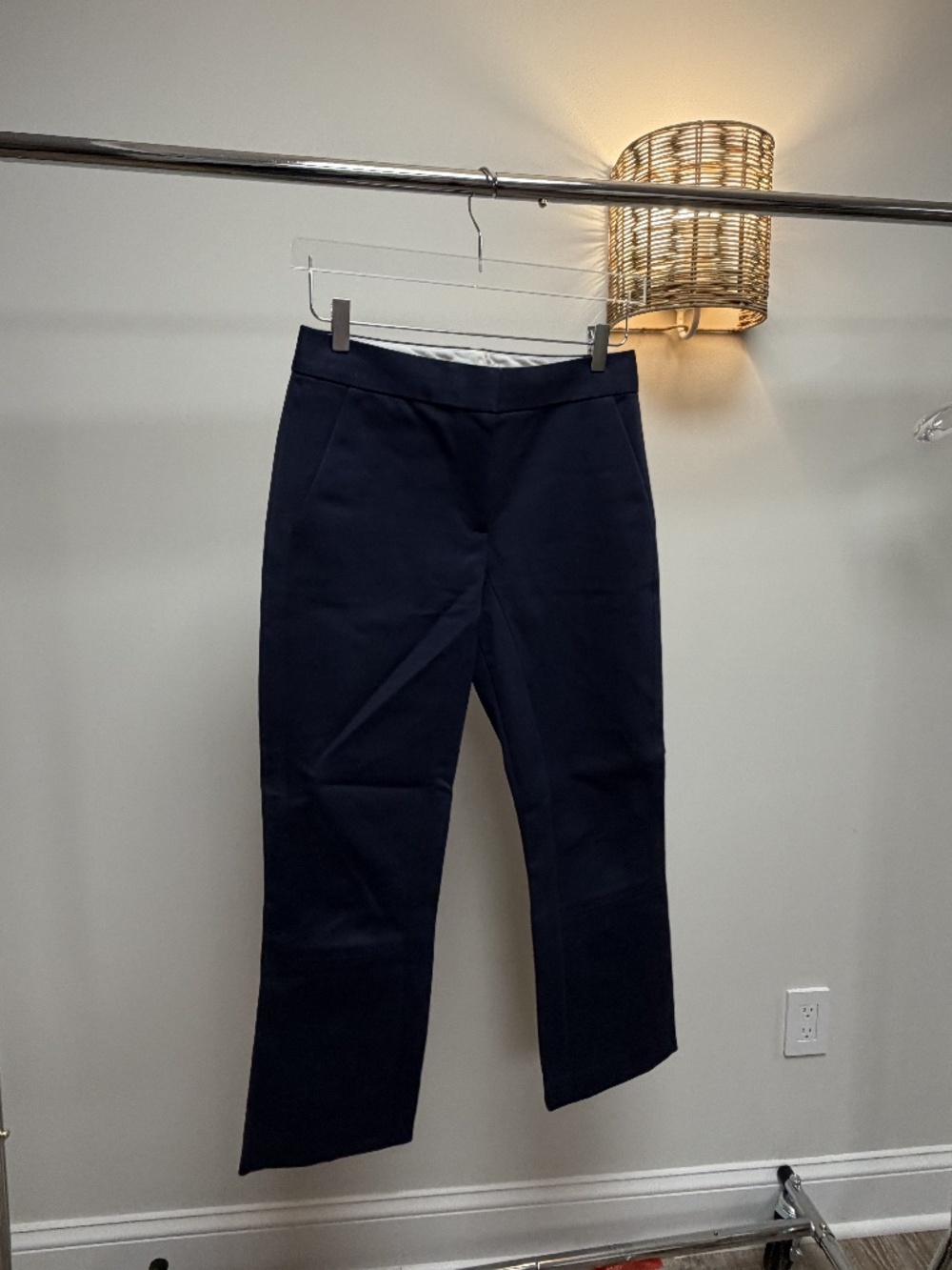 Tory Burch Navy Cropped Trousers